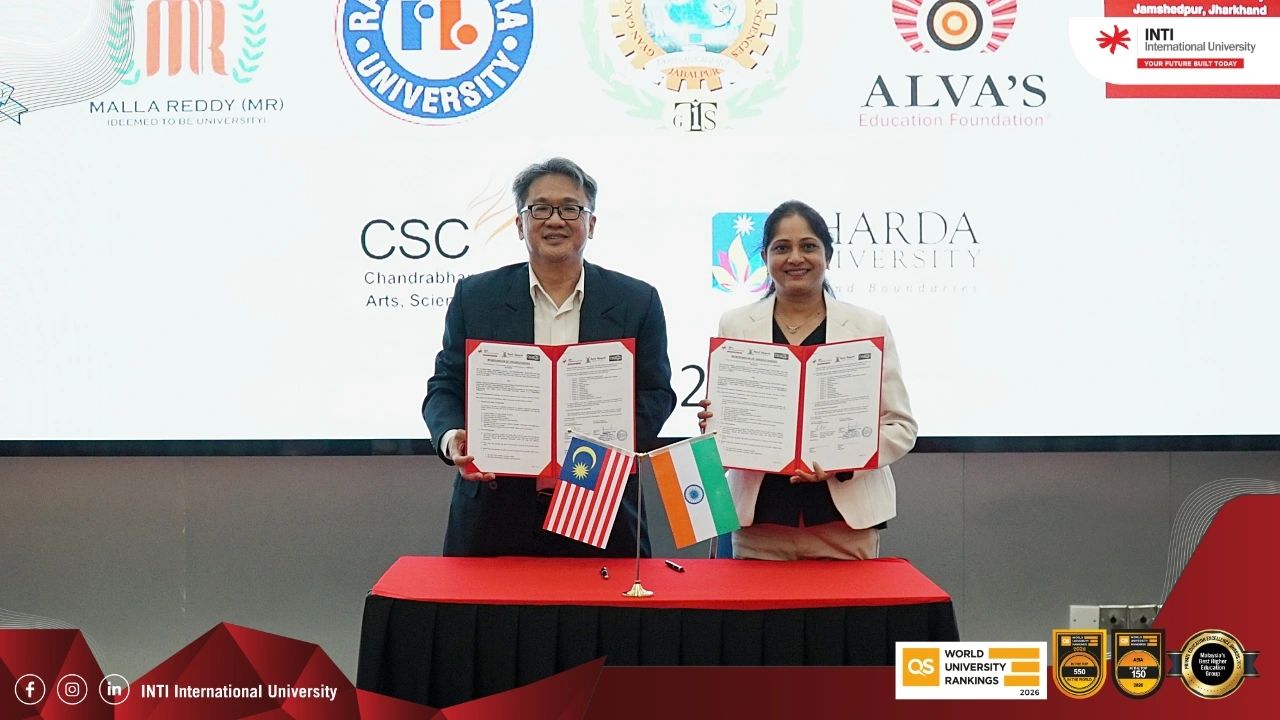 BVDU signed a Memorandum of Understanding with INTI International University, Malaysia