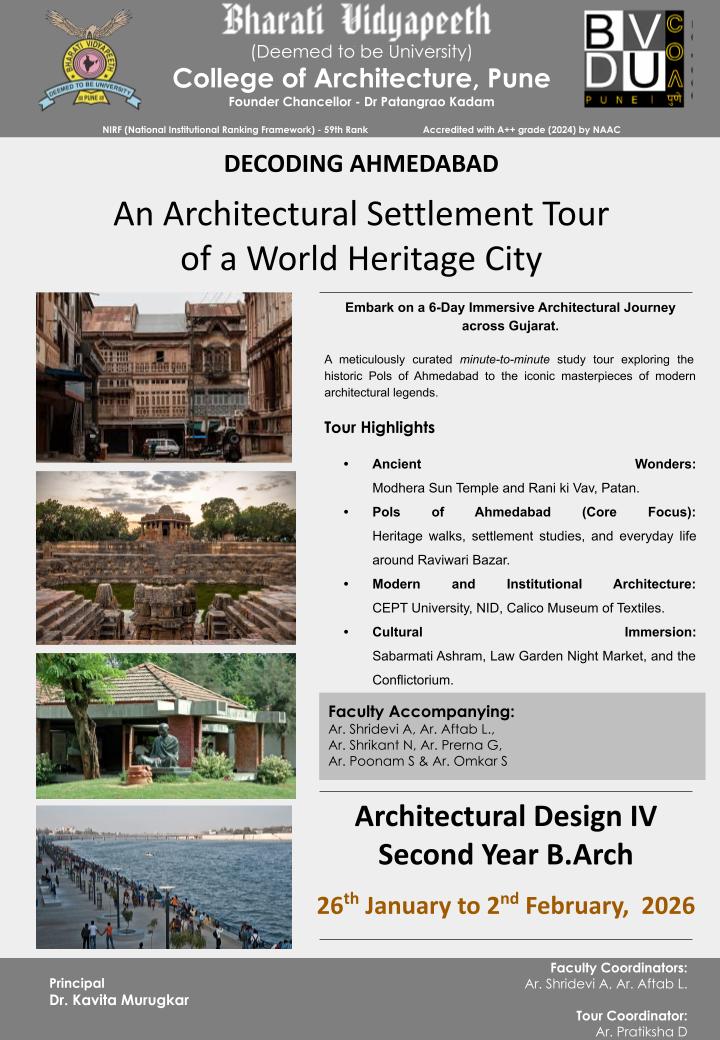  Architectural Settlement Study Tour - 2nd Year B.arch
