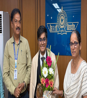 Ishan Wadekar Felicitattion