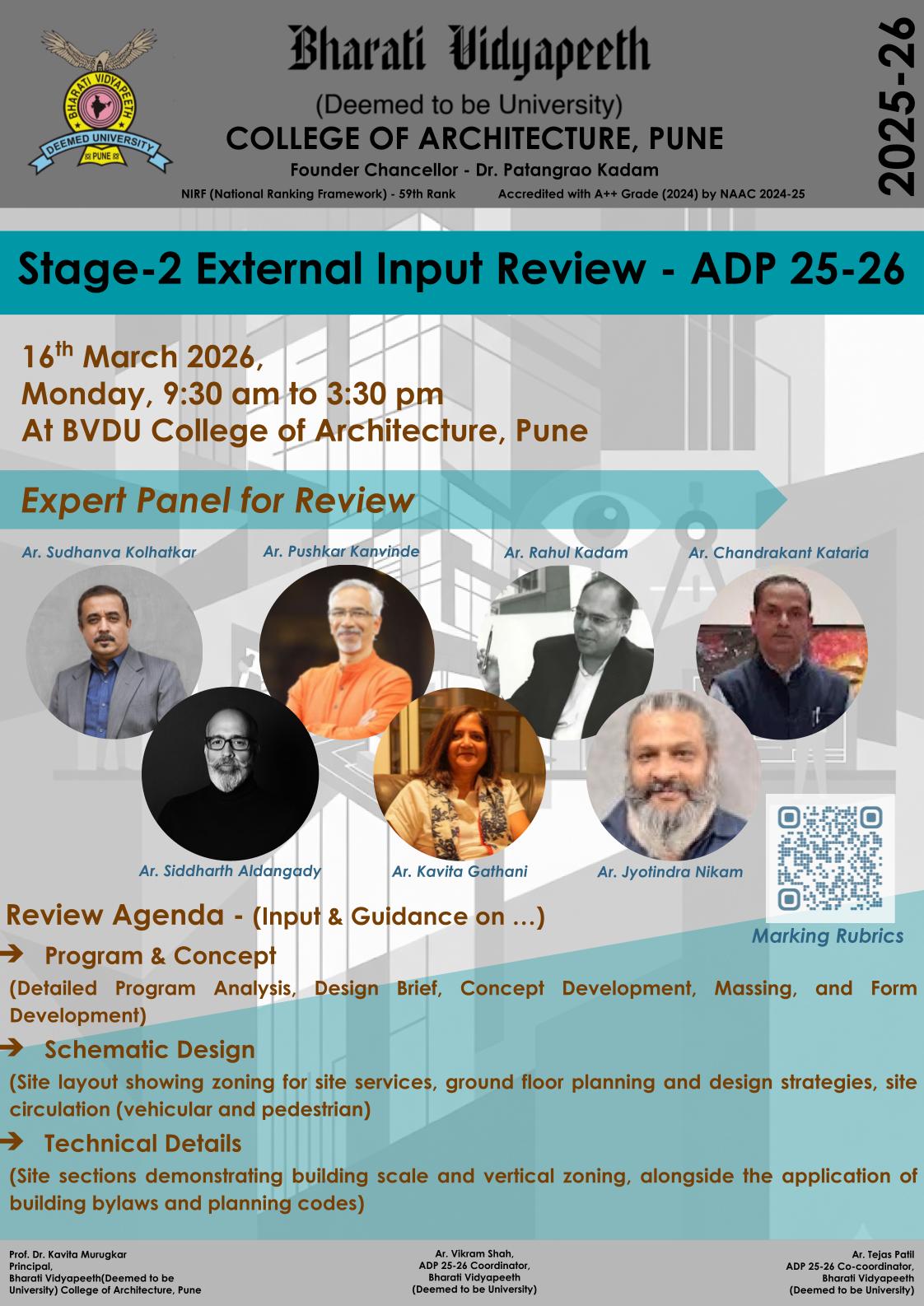 Extrenal Review Architectural Design Project - Final Year