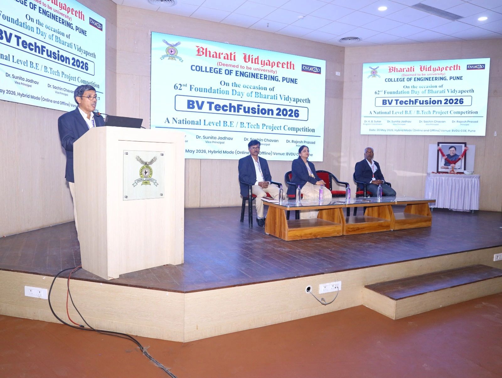 On the auspicious occasion of the 62nd Foundation Day of Bharati Vidyapeeth, BVTechFusion 2026