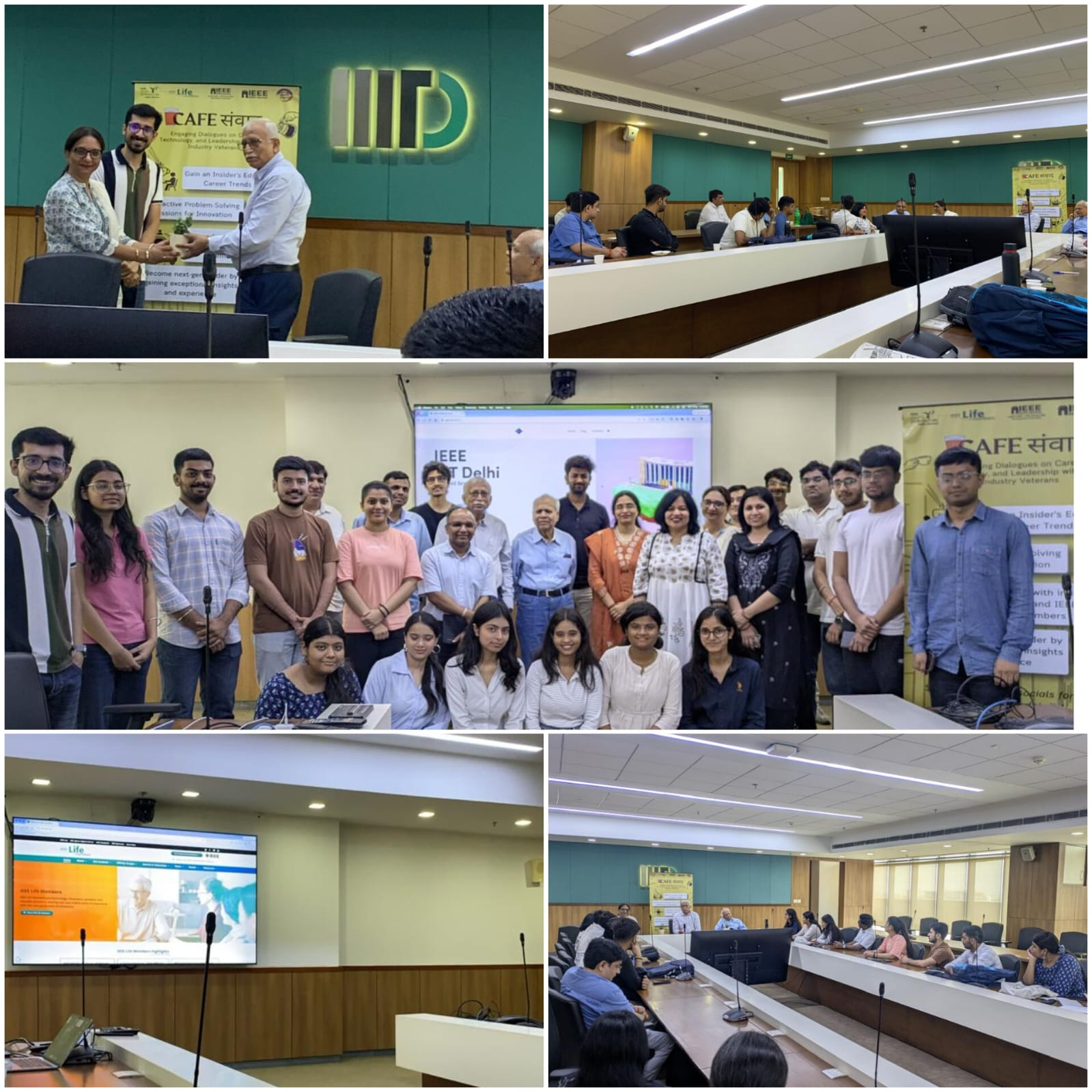 BVIMR IEEE Student Branch Professional Visit to Cafe Samvad at IIIT Delhi