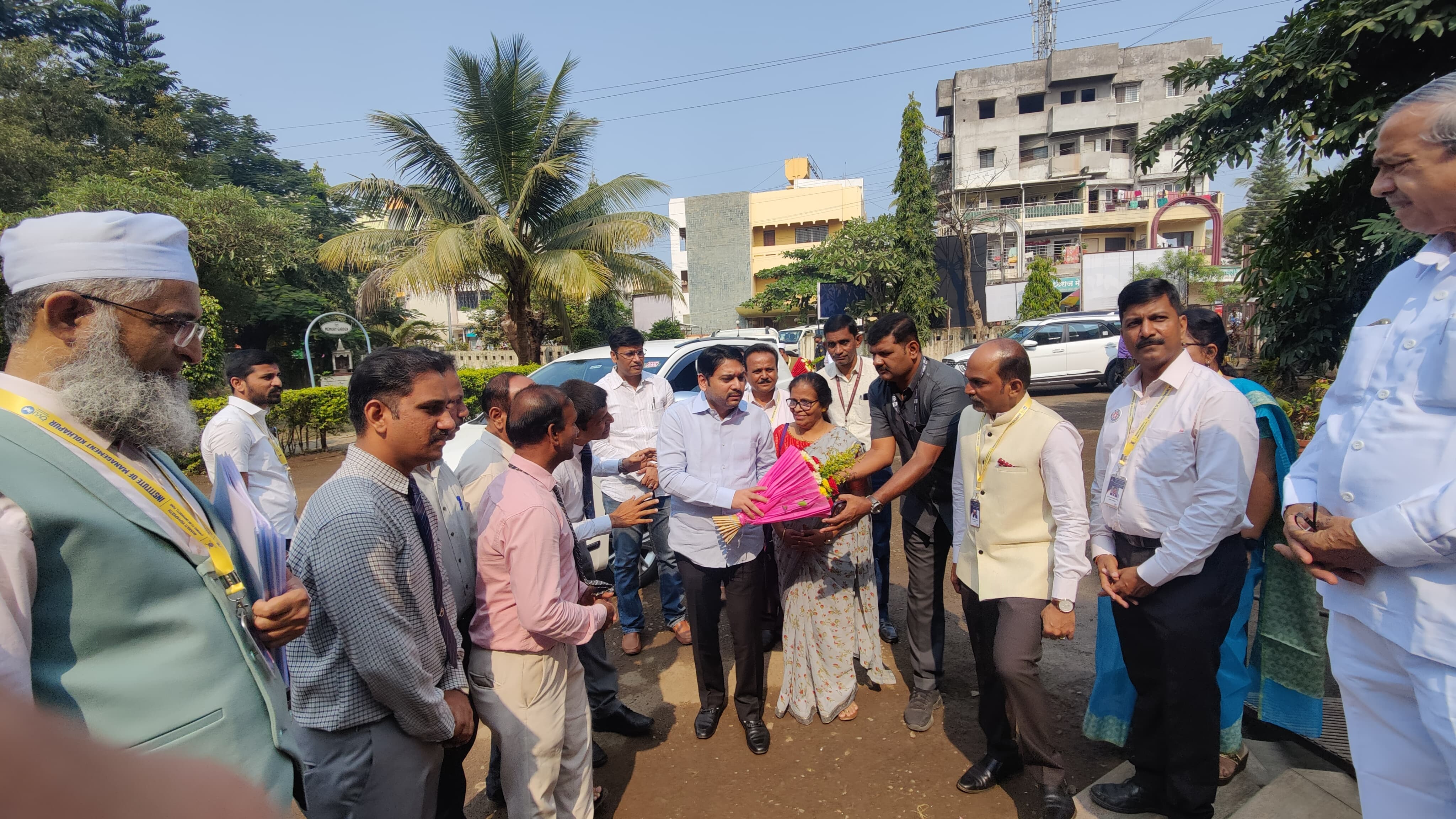 Hon.Dr.Vishwajeet Kadam Sahebs Visit at Institute