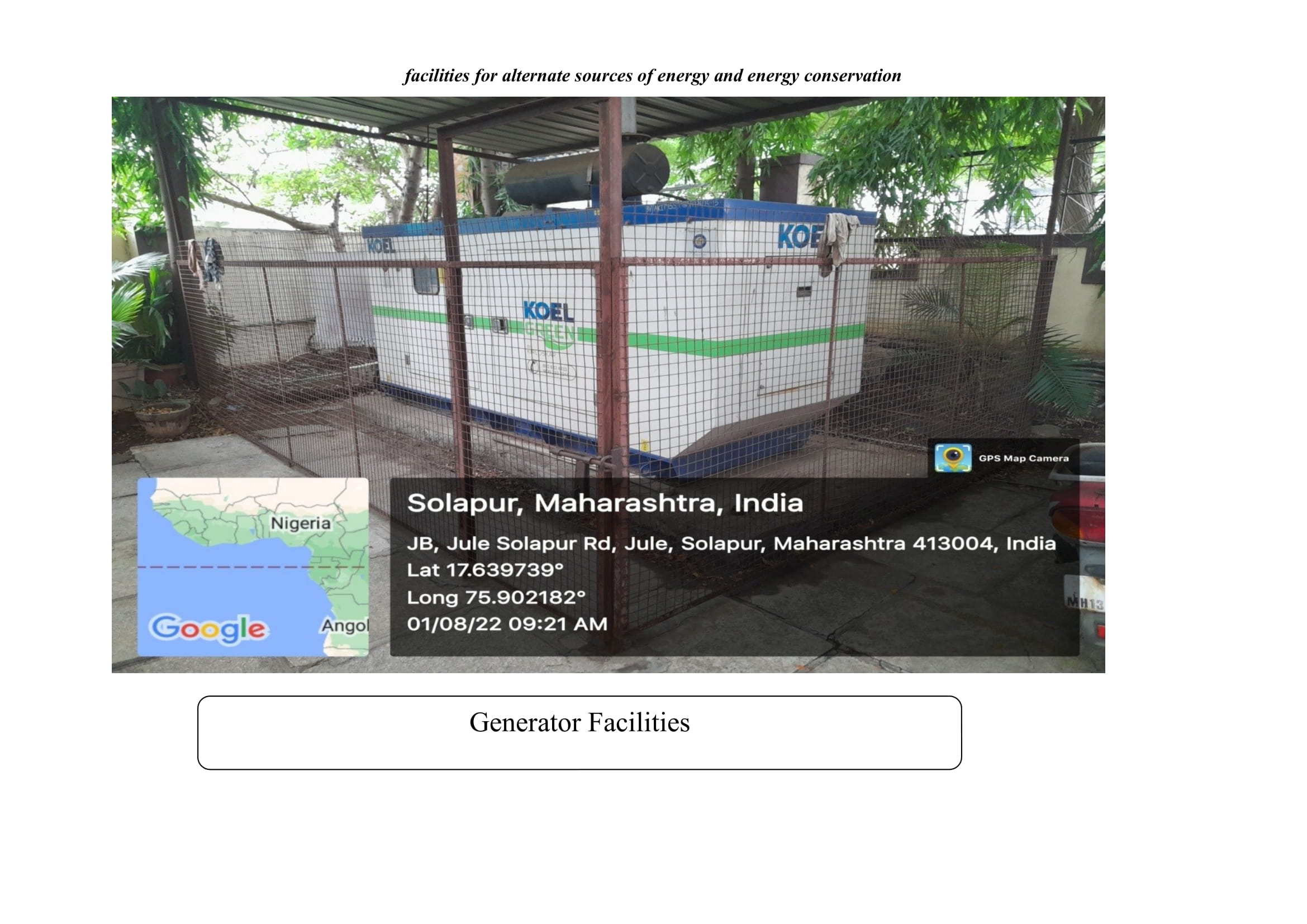 Sources of Energy Available