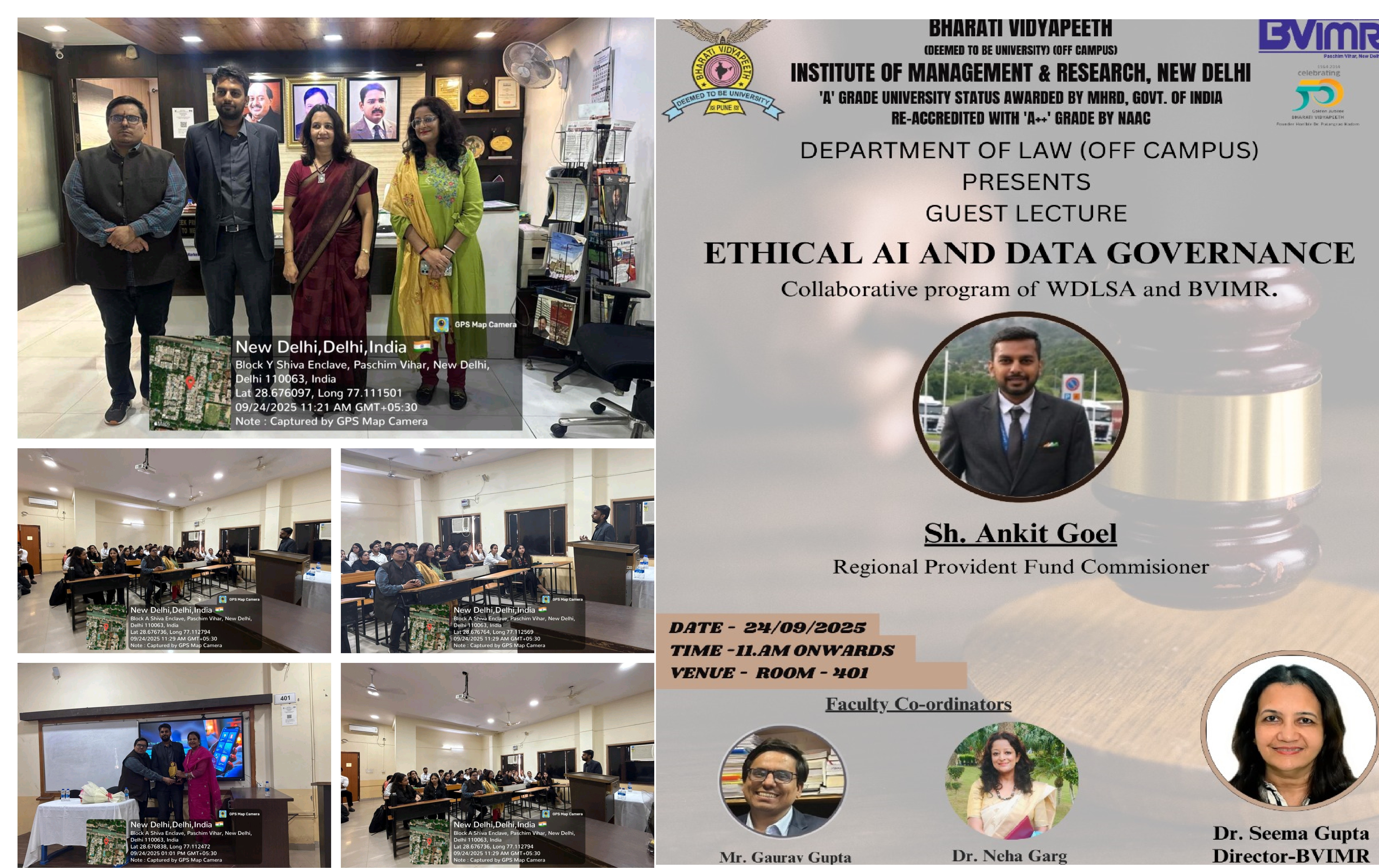 Guest lecture on  Ethical AI and Data Governance