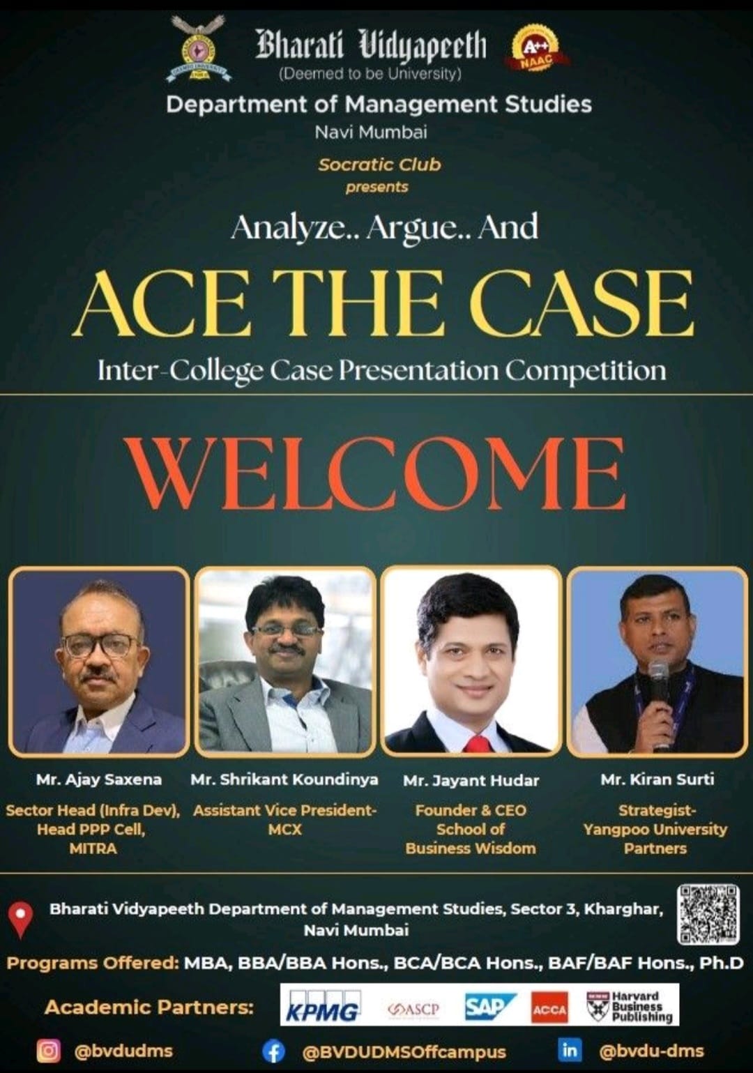 ACE THE CASE - Inter-College Case Presentation Competition 