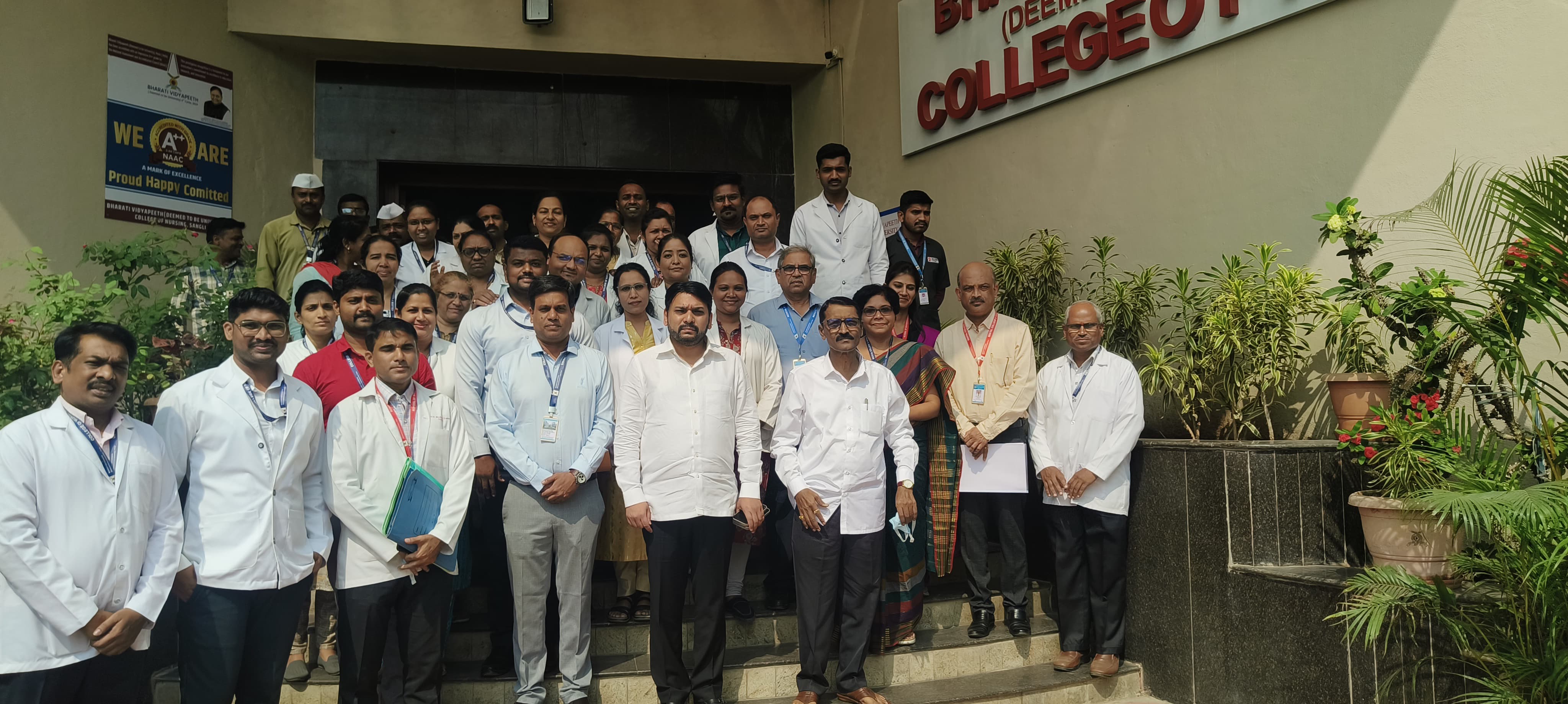 Hon'ble Dr. Vishwajit Kadam Sir Visit to campus and Nursing College