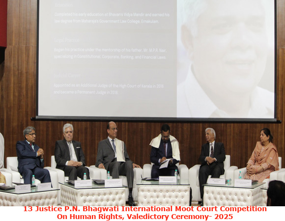 13 Justice P.N. Bhagwati International Moot Court Competition On Human Rights