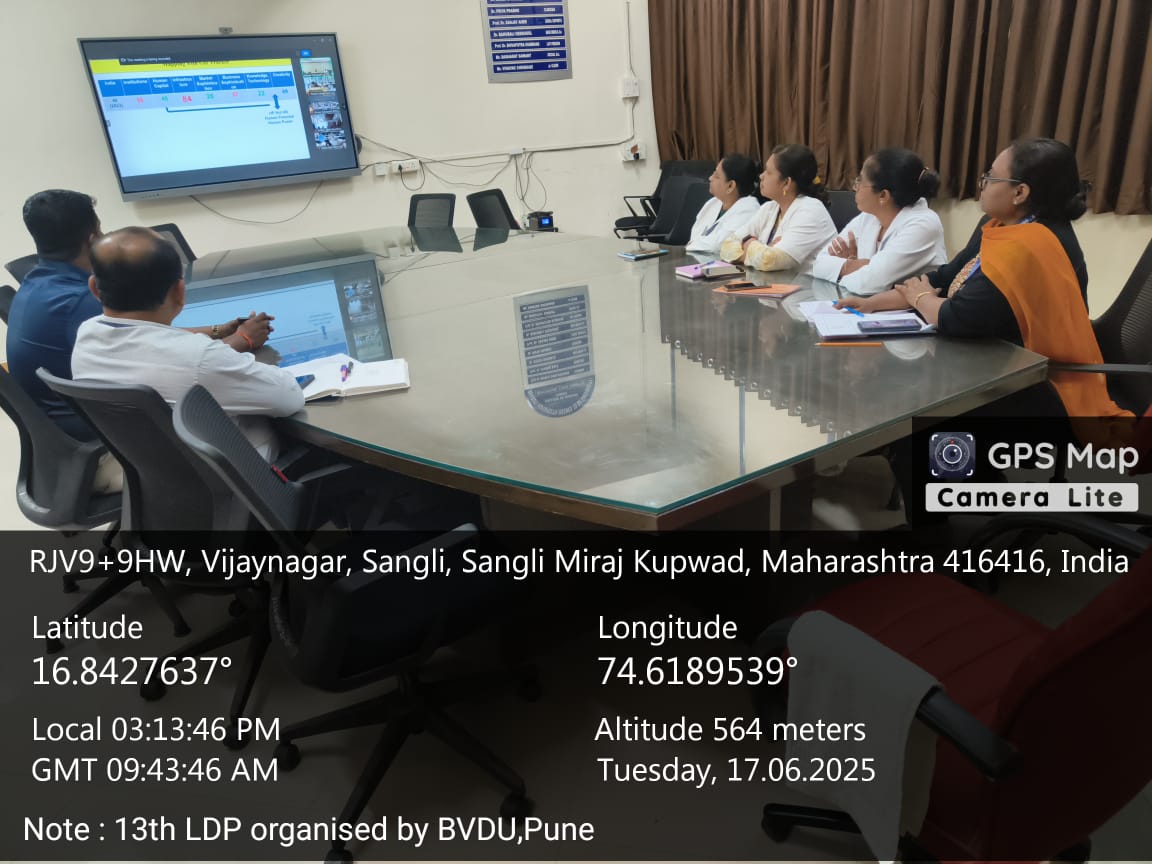 Faculty attending13th LDP organized by Bharati Vidyapeeth (Deemed to be University), Pune