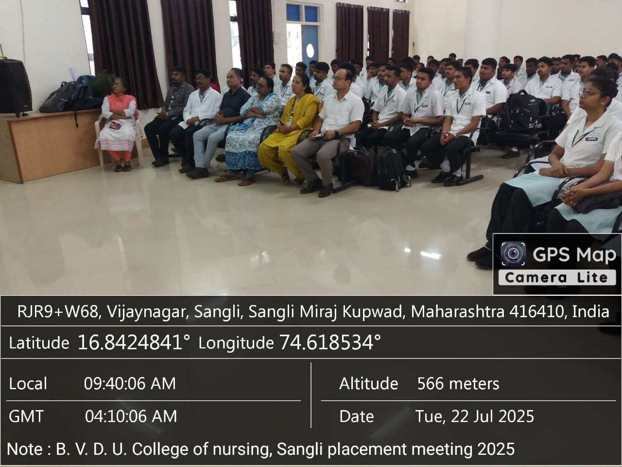 Placement meeting with Bharati Hospital