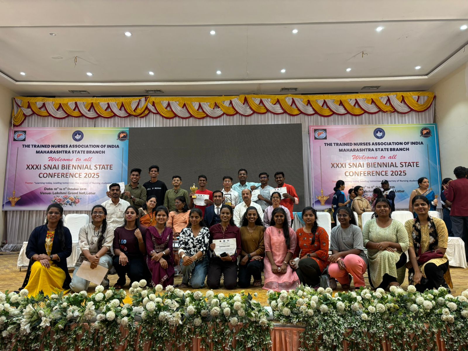 Students Participating and Winning Prizes in Events Organized by TNAI