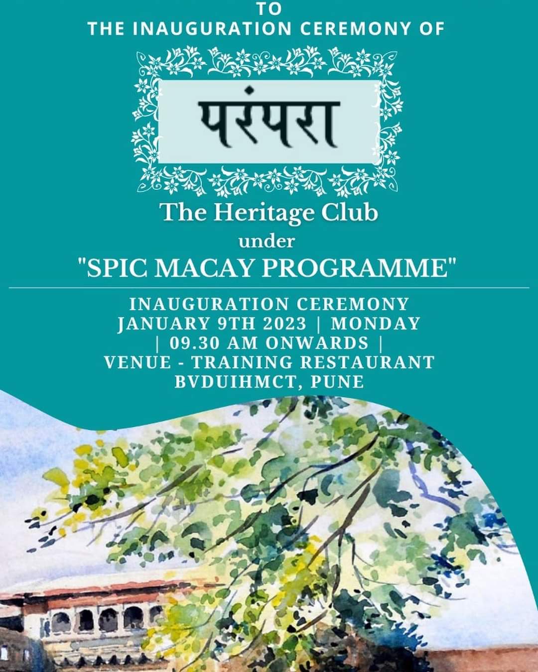 Parampara - The Heritage Club under SPIC MACAY Programme