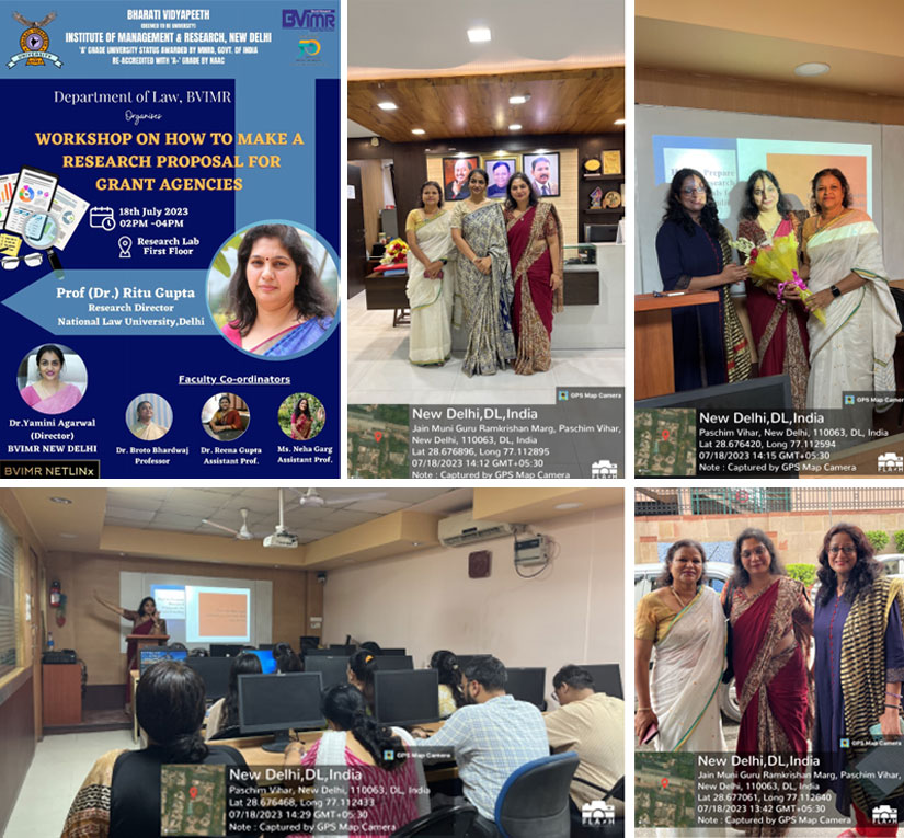 Workshop on How to make Research Proposal for Granting Agencies  18th July 2023