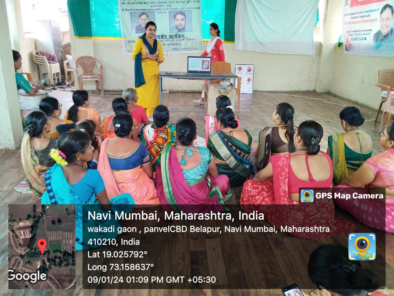 Arranged Health camp at Wakadi village on prevention of cancer with Health promotional activity for Females