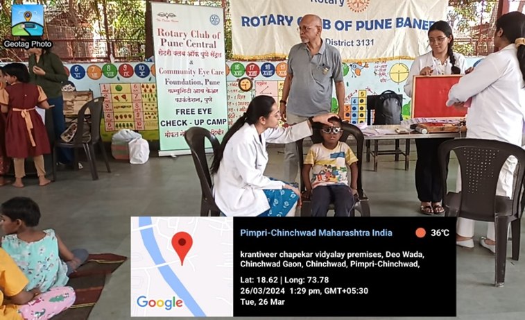 Eye camp at Punarutthan Samarsata Gurukulam School