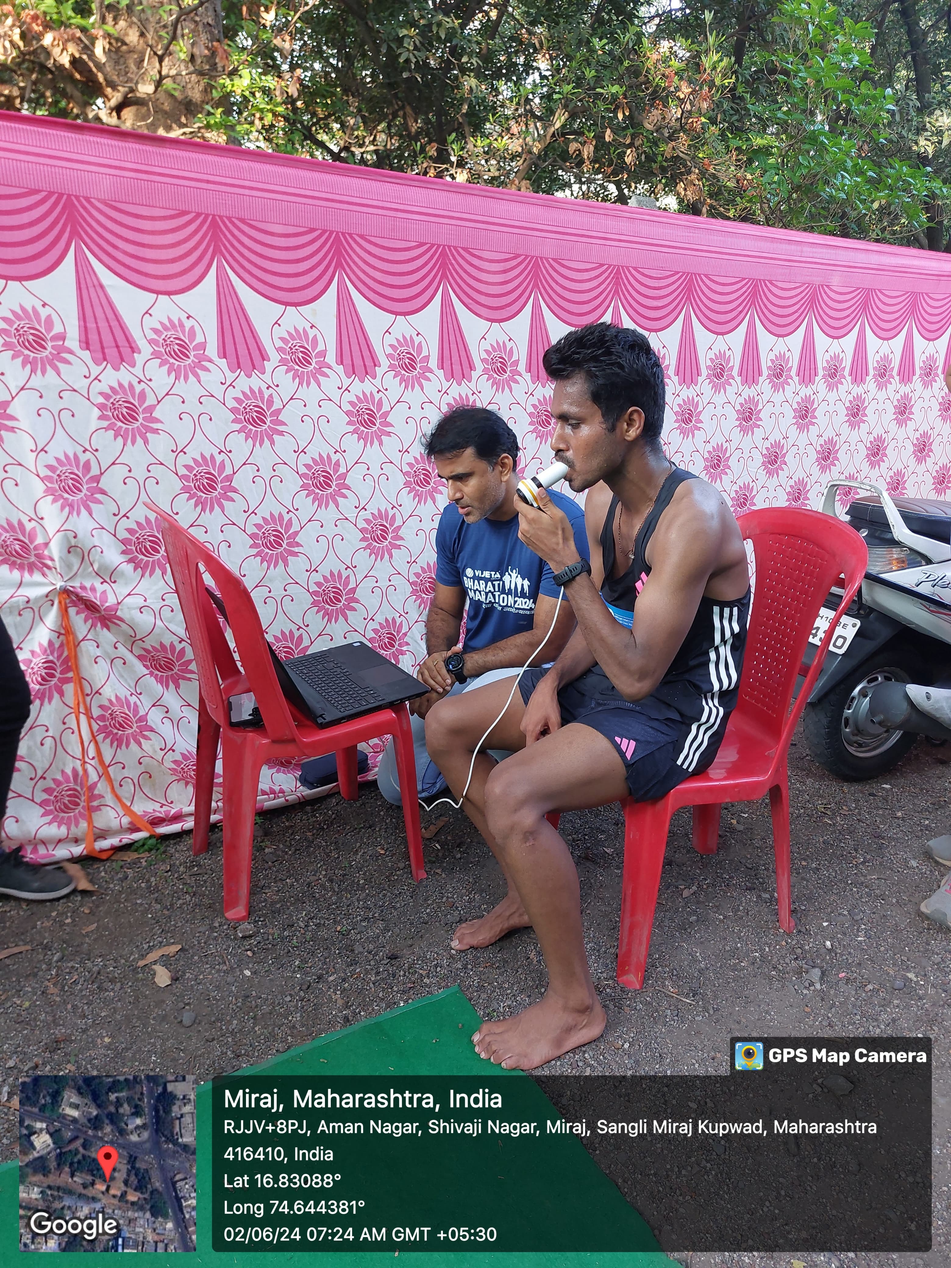 2-June-2024 Physiotherapy services at MTDK Marathon.