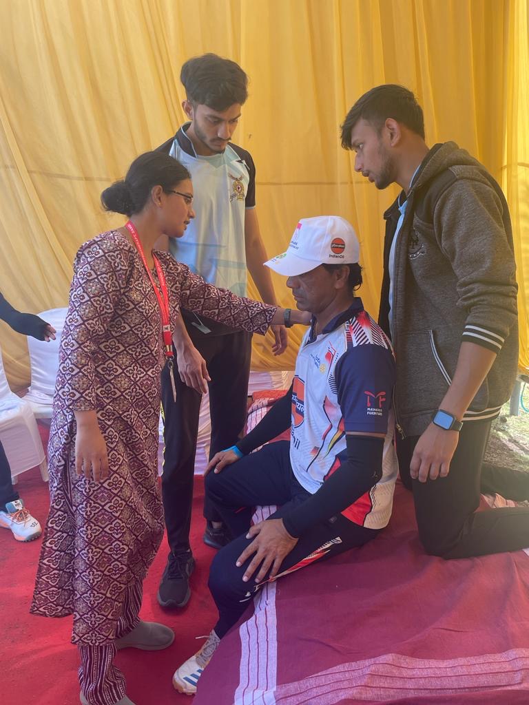 18- Jan- 2024 to 21- Jan- 2024 Physiotherapy services at Rotary club cricket league