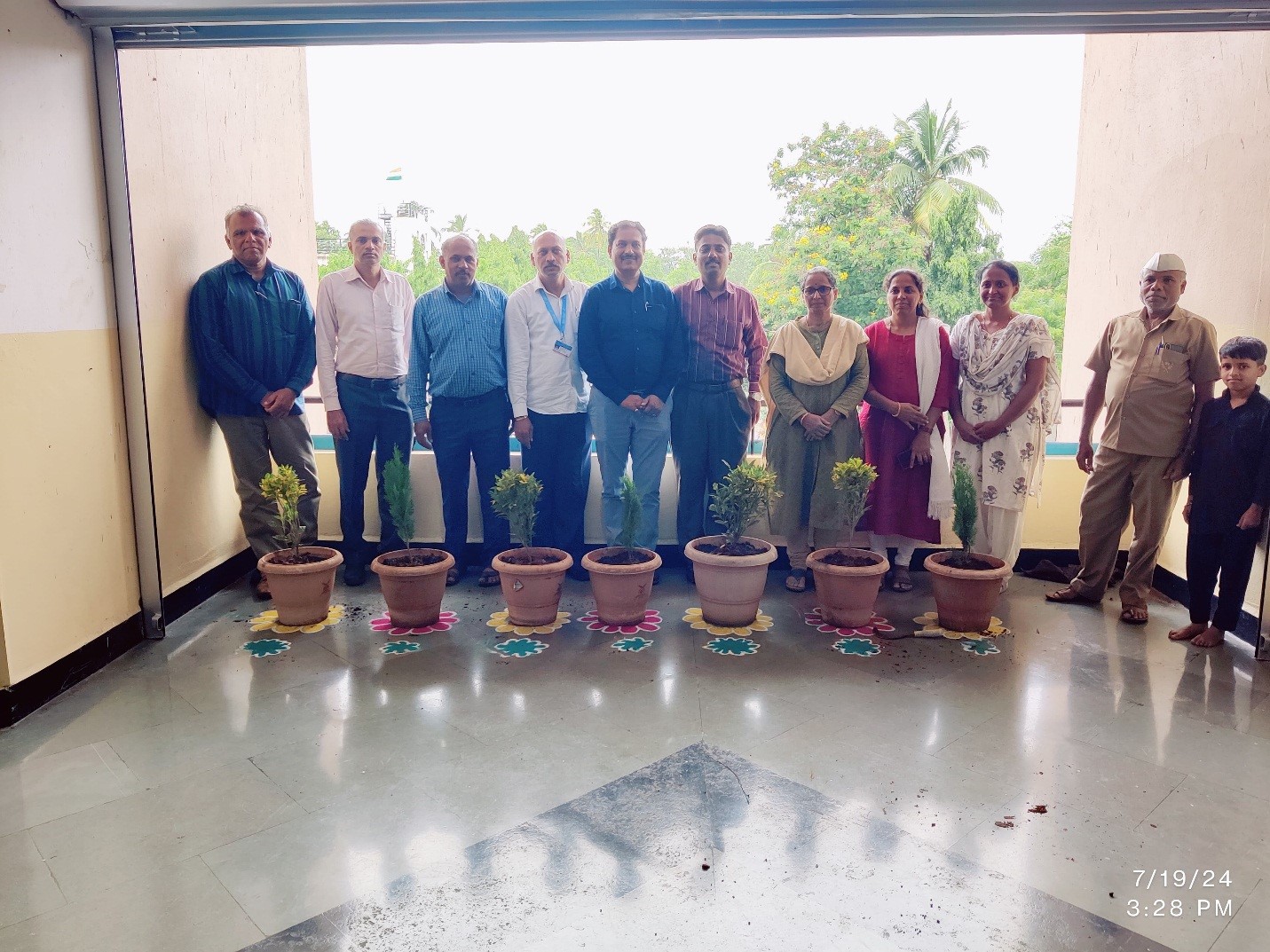 Sapling Plantation by NAAC Criteria Members