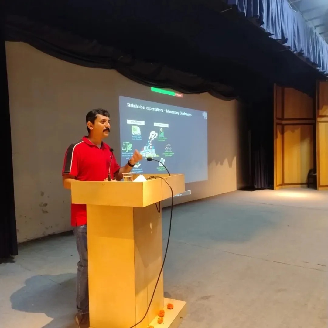 BVIEER Hosts Insightful Guest Lecture on Sustainability by alumnus Dr. Shivam Trivedi, Senior Consultant at EY on ‘Sustainability in businesses.