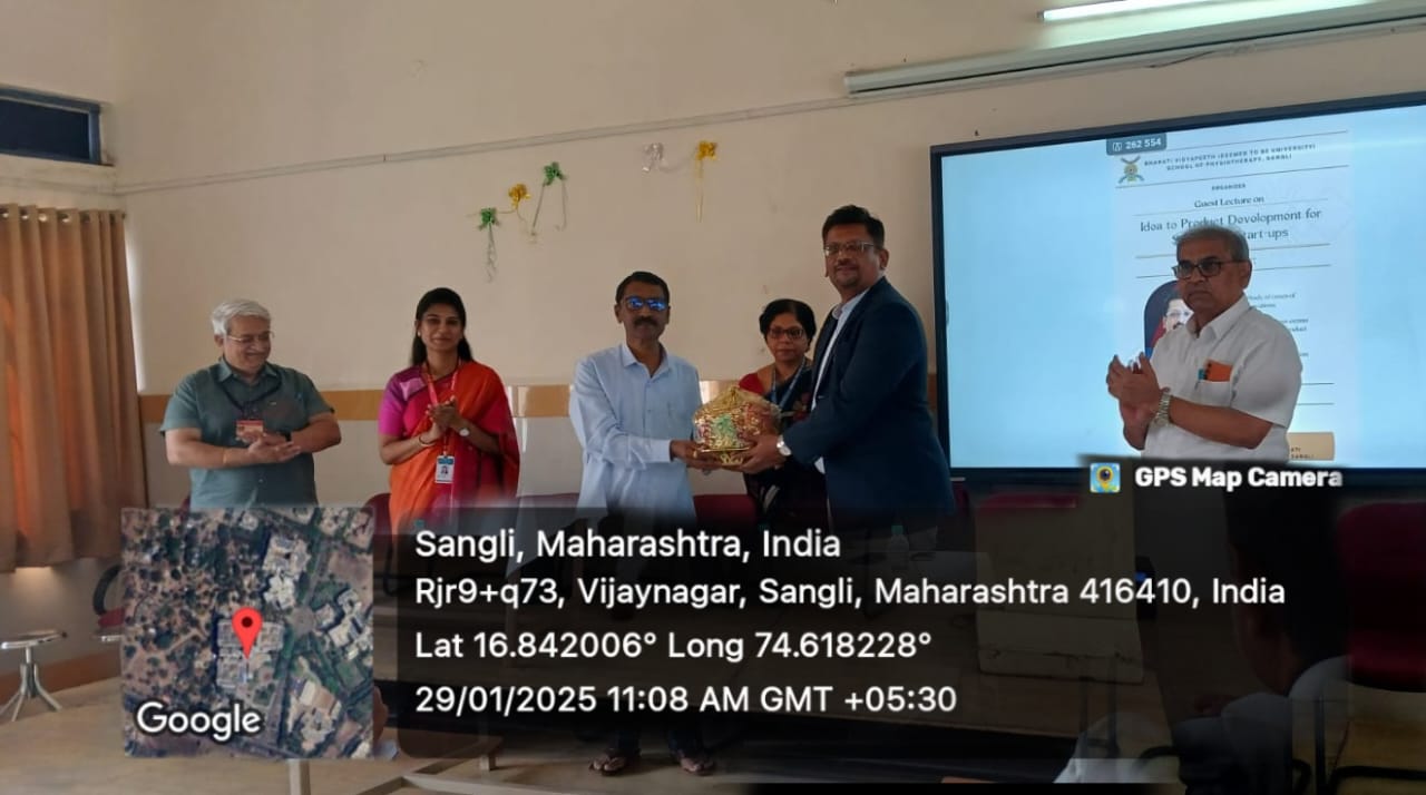 29th January 2025 Guest lecture on Idea to Product Development for sustainable Start ups