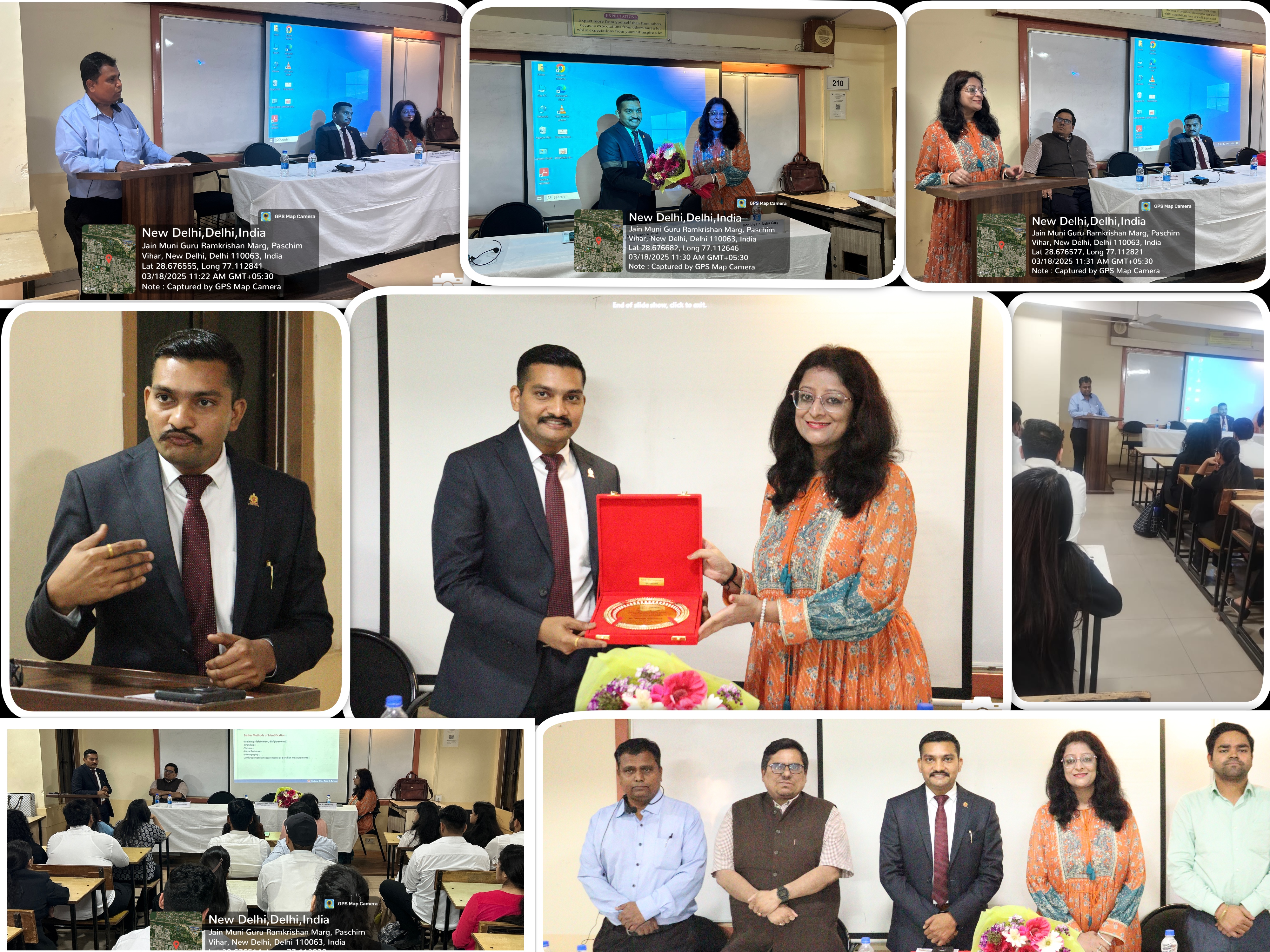 Special Session on Fingerprints by an expert: Mr Ganesh Gajalwad , NCRB, New Delhi