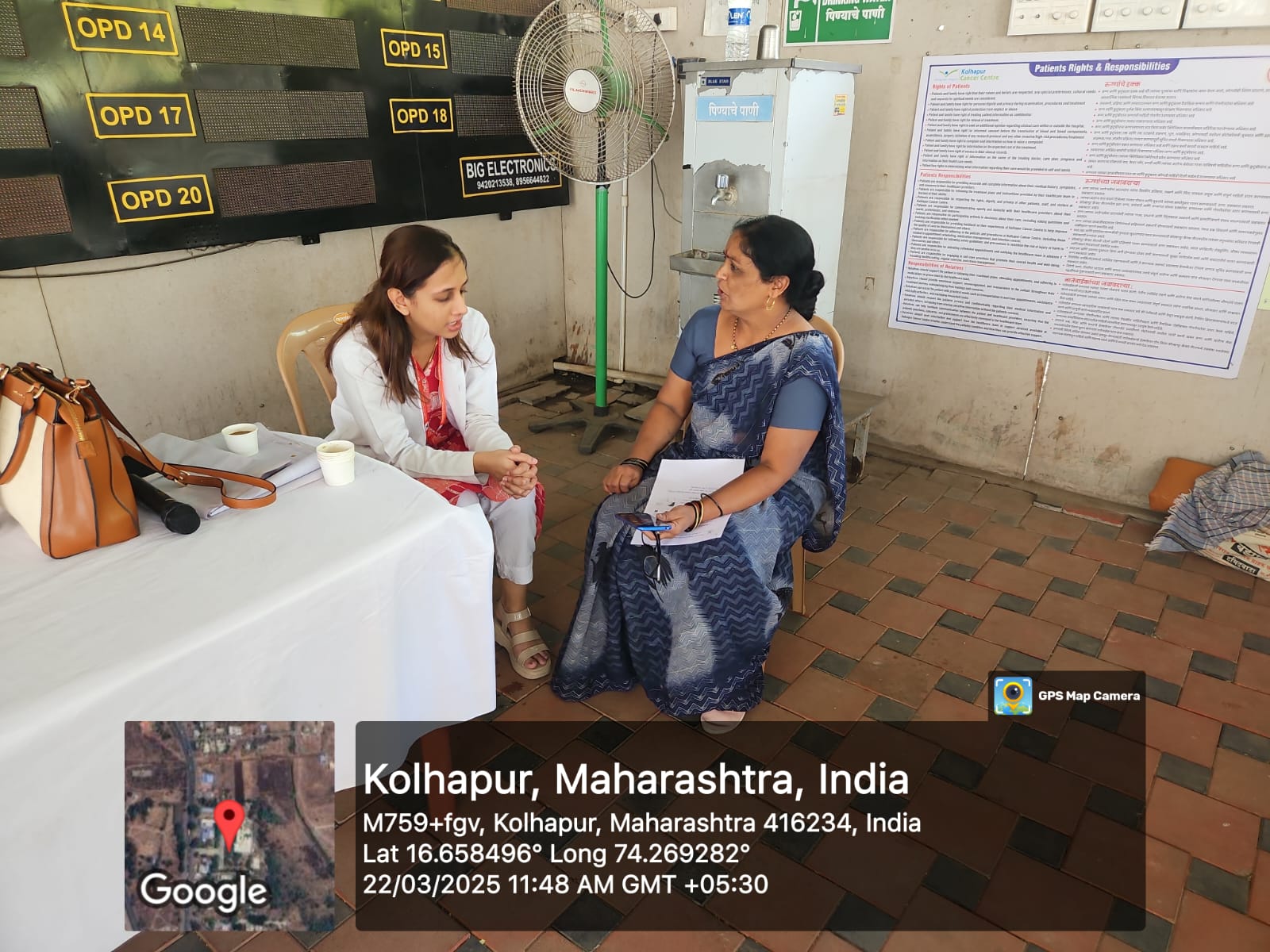 Pulmonary rehabilitation camp at Kolhapur Cancer Centre