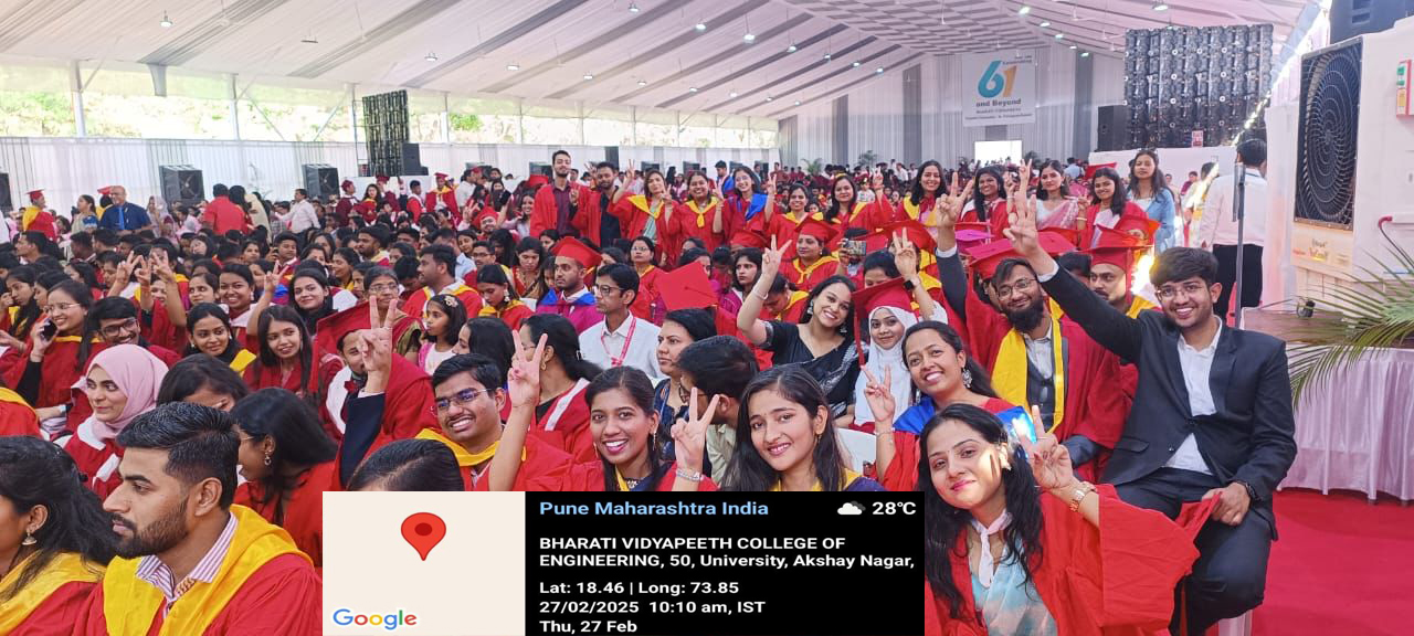 Celebrating 26th Convocation Day of Bharati Vidyapeeth (Deemed to be University).