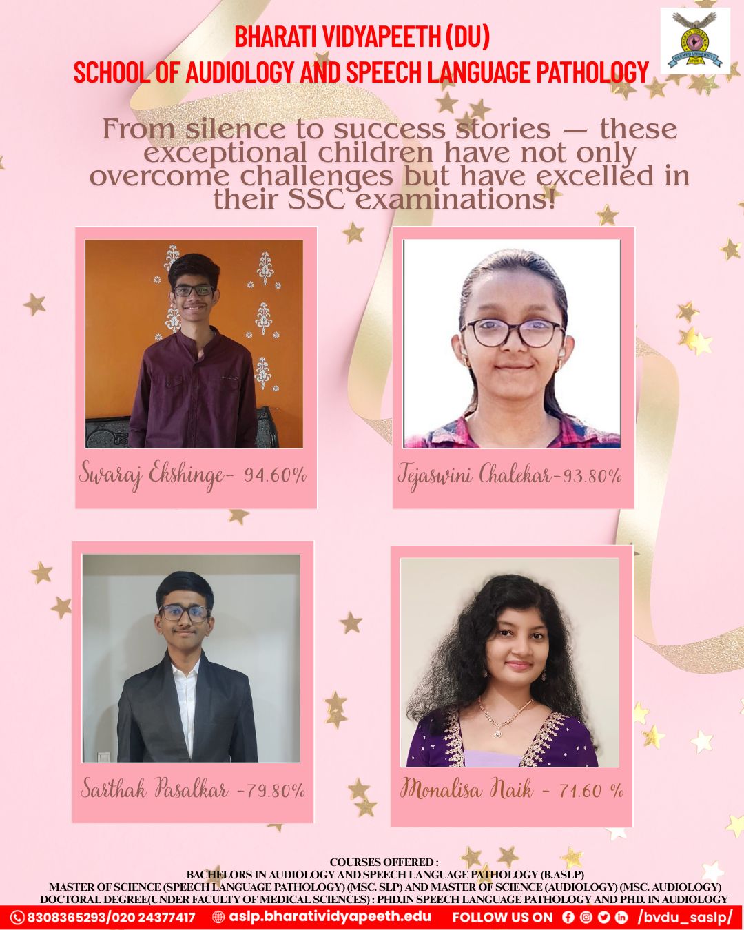 School of Audiology and Speech Language Pathology, Pune 6