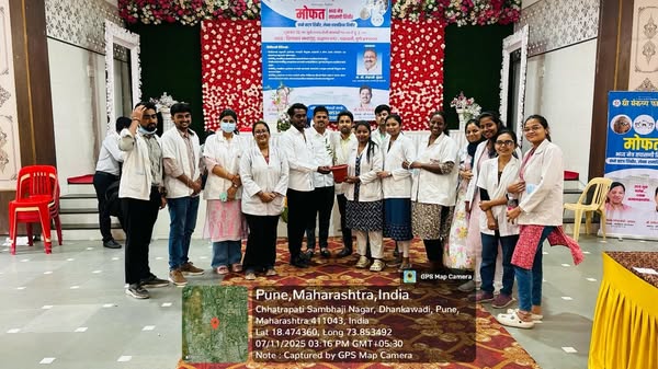 Eye camp at Vinkar Sabhagruh Mangal Karyalaya, Pune