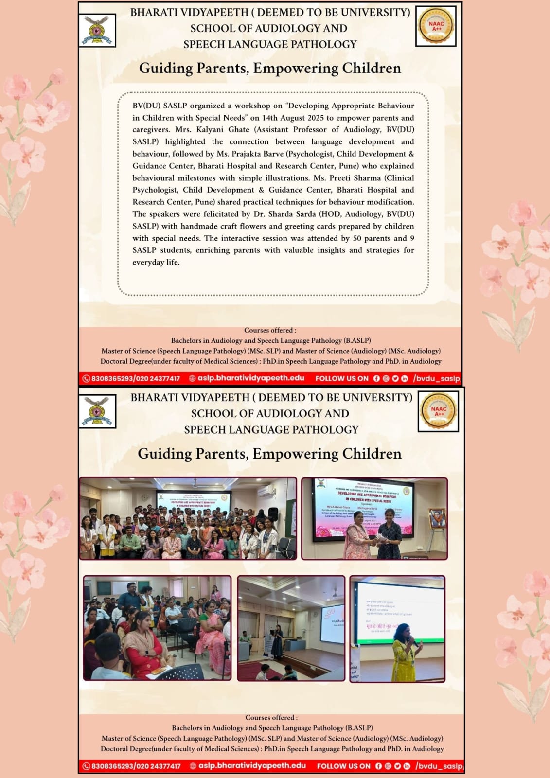 Developing Appropriate Behaviour in Children with Special Needs