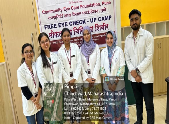 Eye camp at Crimson Anisha Global School, Hinjewadi, Pune
