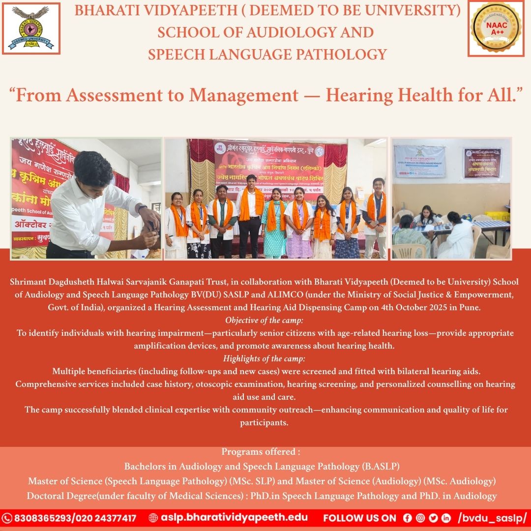 From Assessment to Management - Hearing Health for All