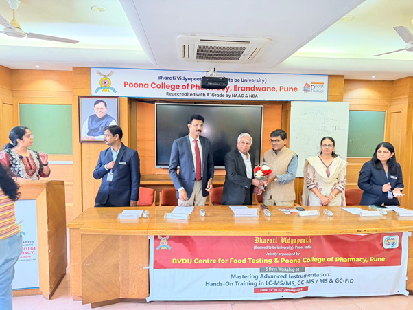 BVDU CFT and Poona College of pharmacy - one week workshop