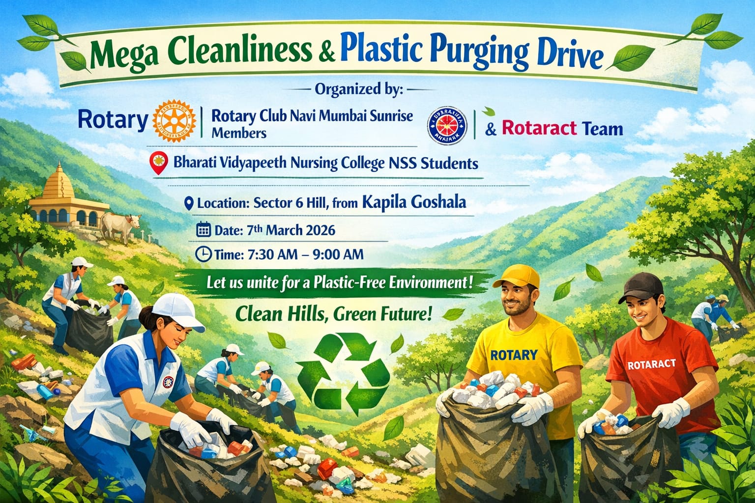 A Mega Cleanliness and Plastic Purging Drive