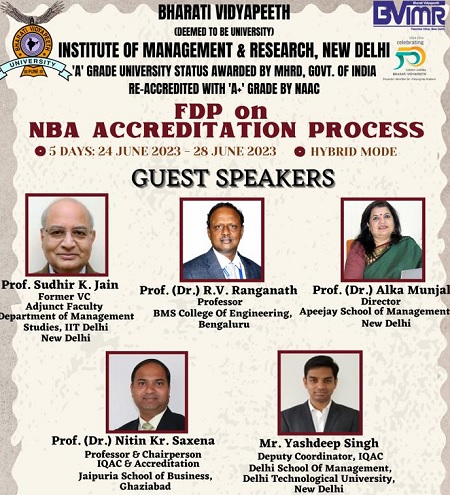 FDP on NBA ACCREDITATION PROCESS