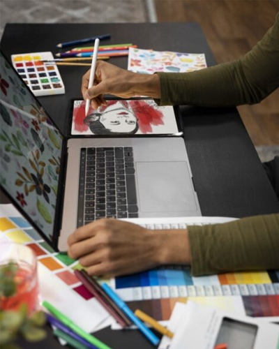 big brown hand statue