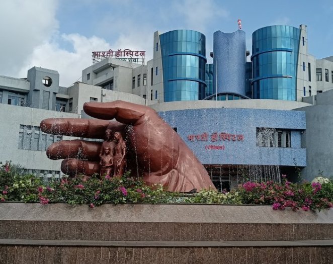 big brown hand statue